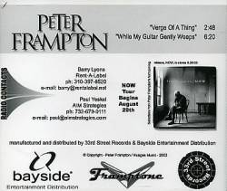 Peter Frampton : Verge of a Thing